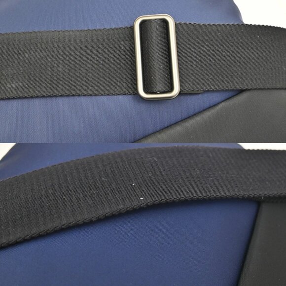 PRADA Tessuto Bicolor 2Way Shoulder Hand Bag Nylon Nappa Leather BK BE 77YH555 - Picture 10 of 16